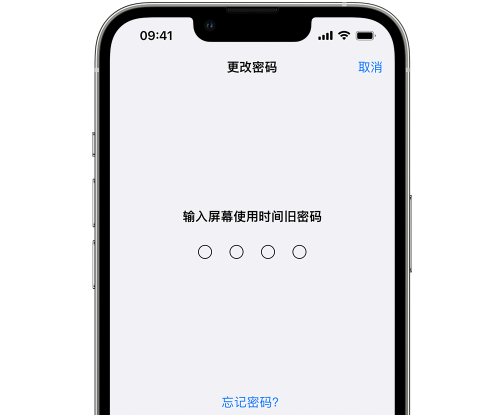 丰顺iPhone屏幕维修分享iPhone屏幕使用时间密码忘记了怎么办 