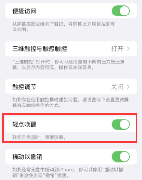 丰顺苹果授权维修站分享iPhone轻点无法唤醒怎么办