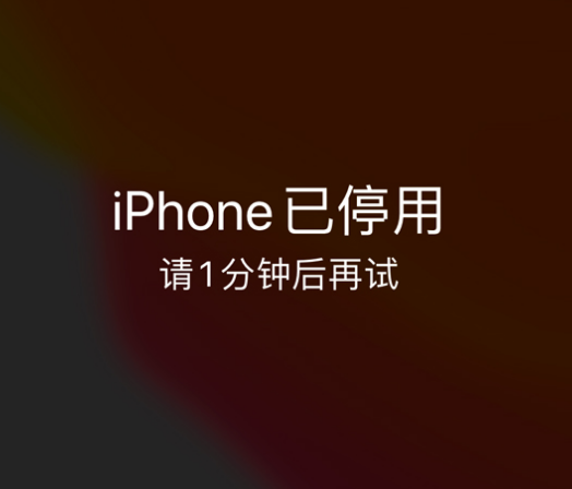 丰顺苹果手机维修分享:iPhone 显示“不可用”或“已停用”怎么办？还能保留数据吗？ 