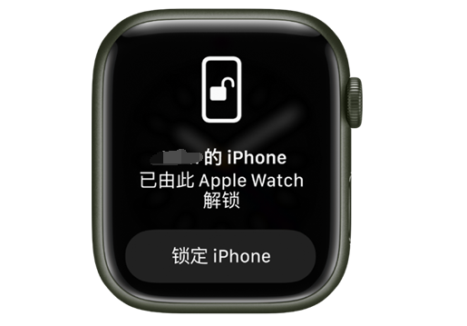 丰顺苹果手机维修分享用 AppleWatch 解锁配备面容 ID 的 iPhone方法 